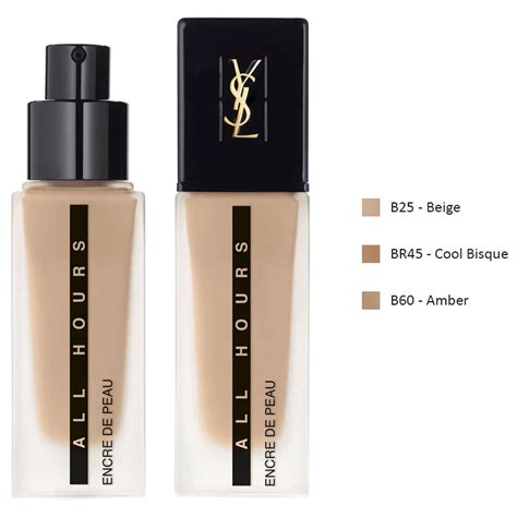 fondotinta yves saint laurent encre d epeau|All Hours Foundation .